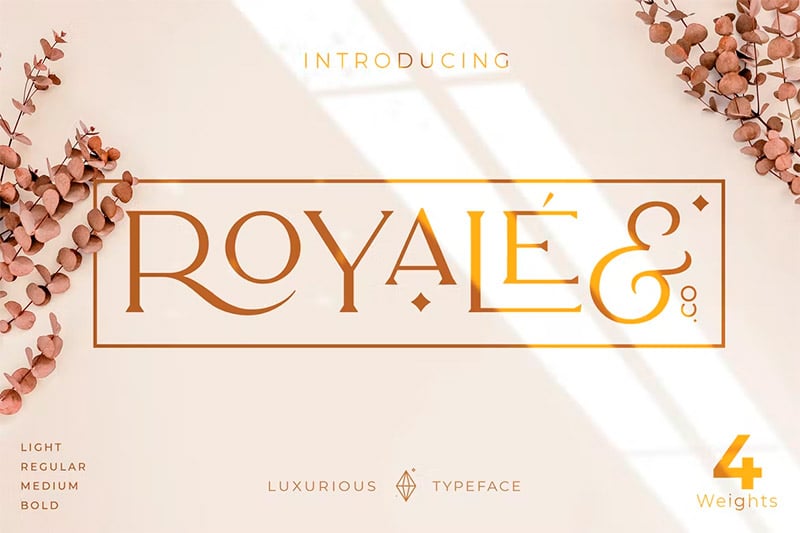 Royale Luxurious Typeface