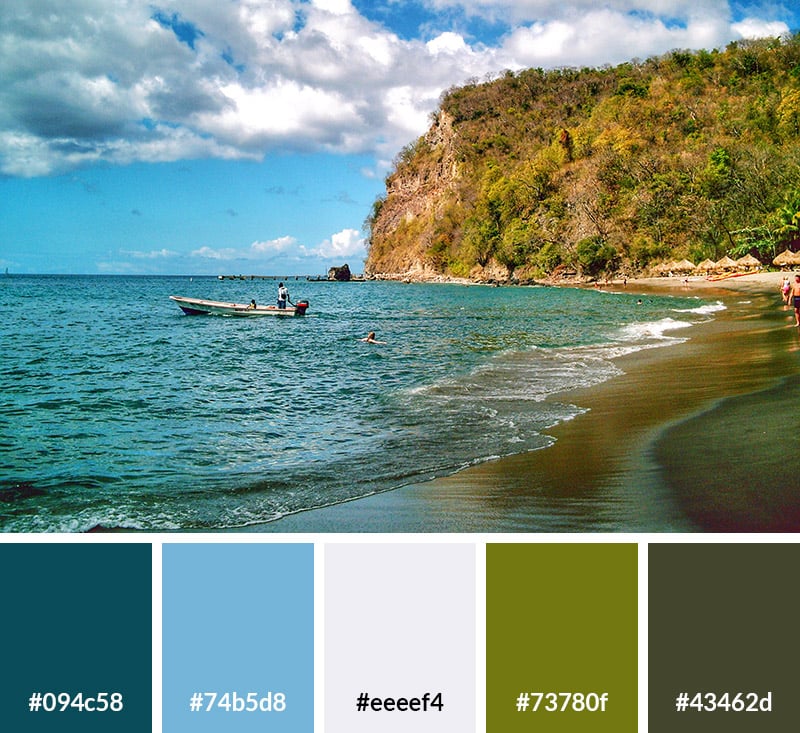 Saint Lucia Color Palette