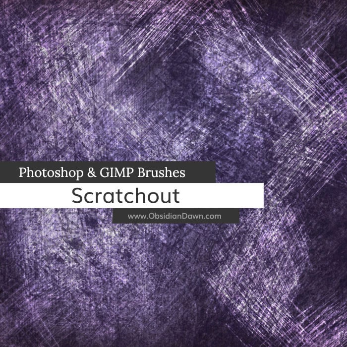 Scratchout GIMP Brushes