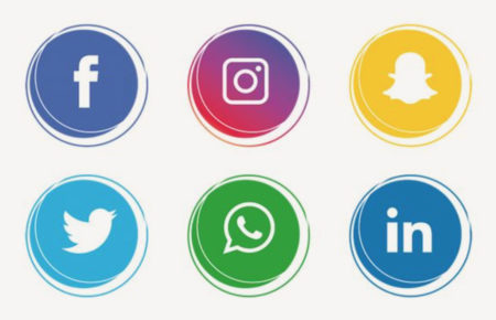 Social Media Circle Ring Pack