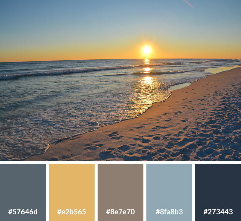 Setting Sun Color Palette