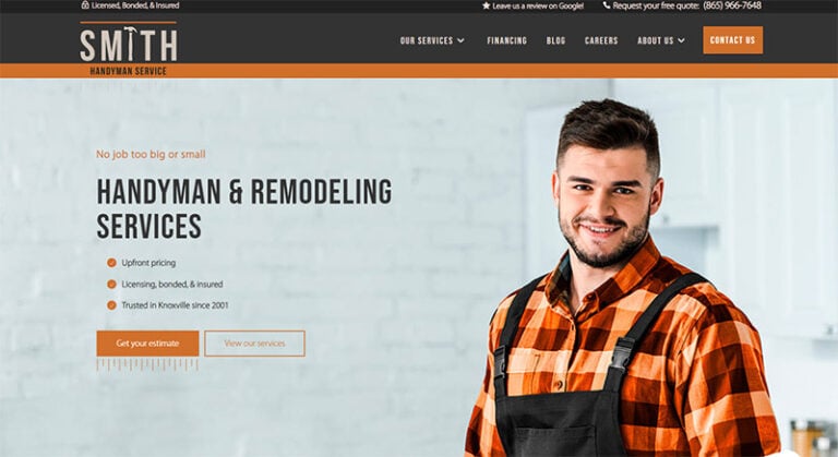 Smith Handyman Service Website