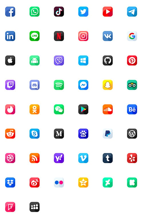 Social Media Icons