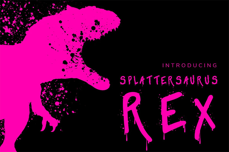 Splattersaurus Rex