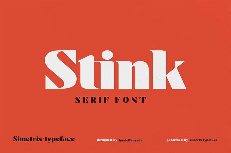 Stink - Bold Serif Font