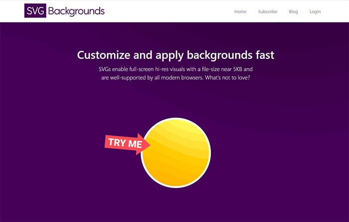 SVG Backgrounds