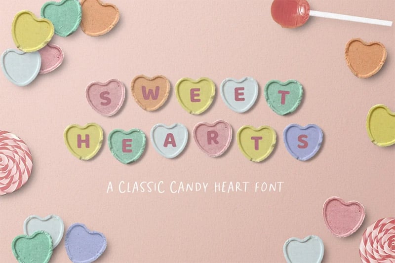 Sweet Hearts Candy Font