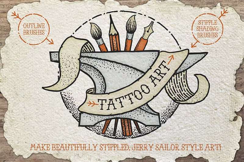 Tattoo Style Art Brushes