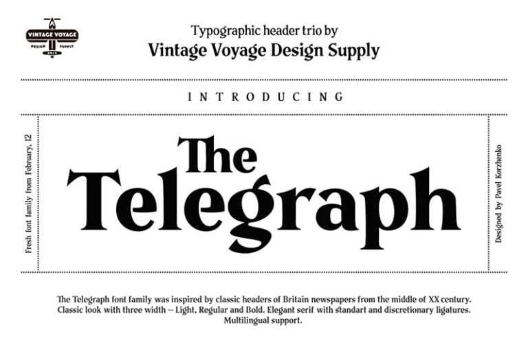 Most Popular Newspaper Fonts