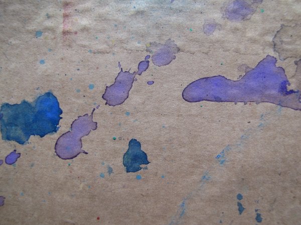 Paint stained cardboard texture