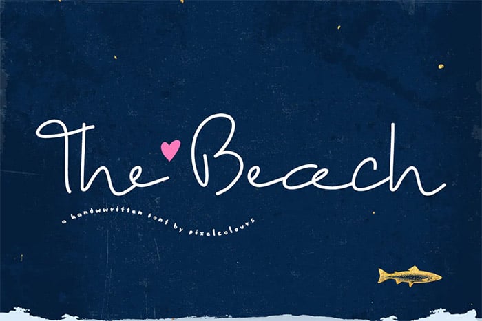 The Beach Font