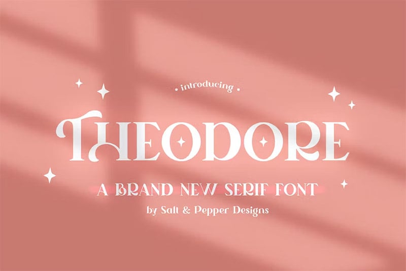 Theodore Serif Font