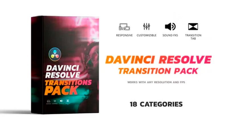 DaVinci Resolve Transitions Pack