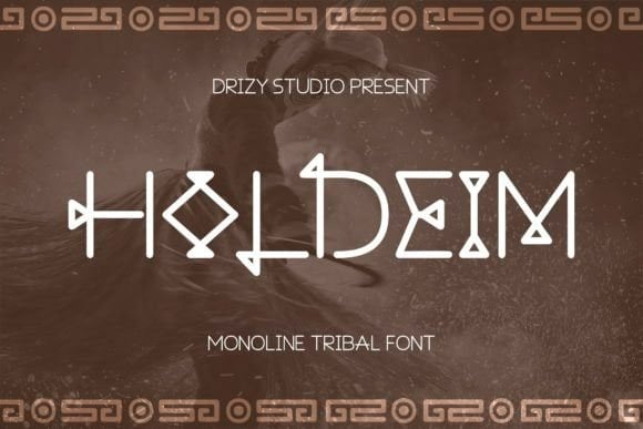 Tribal Fonts - Holdiem