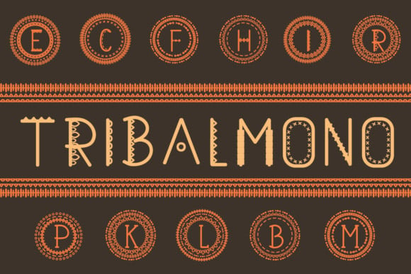 Tribalmono Font