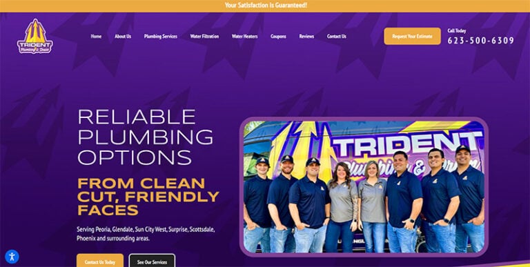 Trident Plumbing Website