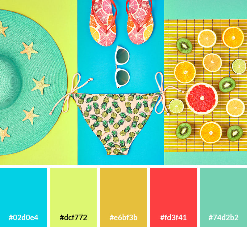 Tropical Fresh - Summer Color Palette