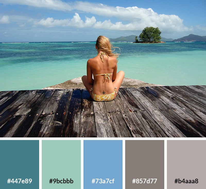 Turquoise Sea Color Palette