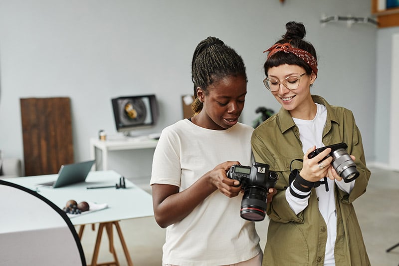 Two Female Photographers