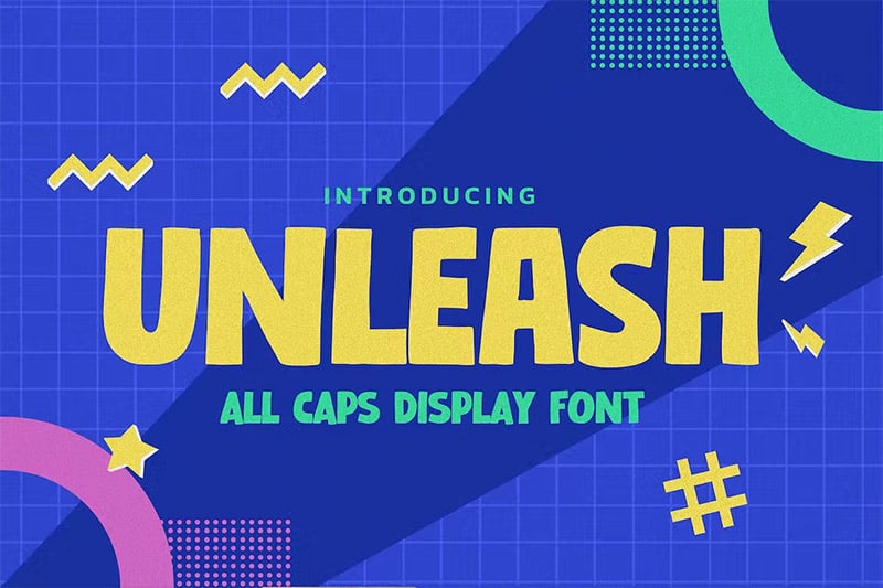 Unleash - All-Caps Display Font