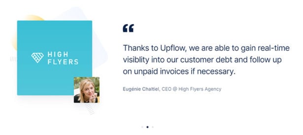 Upflow Testimonial