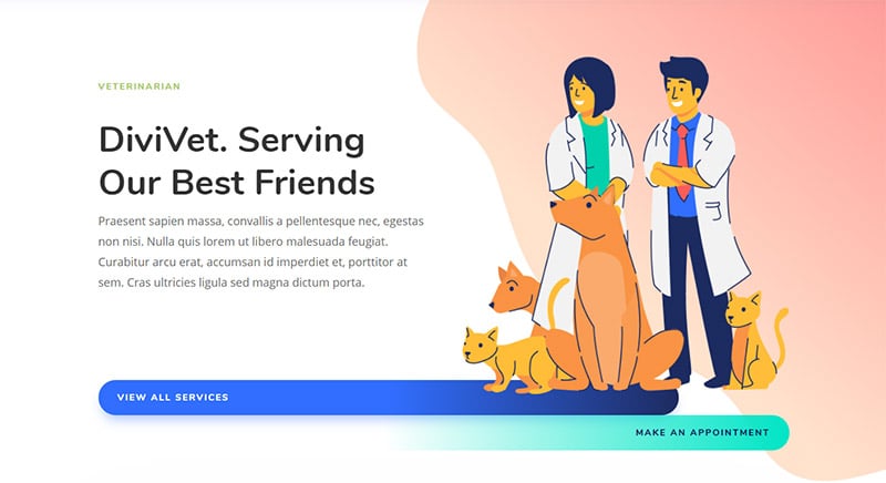 Veterinarian - Divi Layout Pack