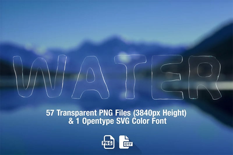 MS Water Color Font