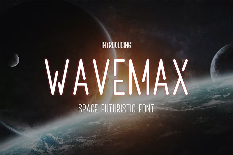 Wavemax - Space Font