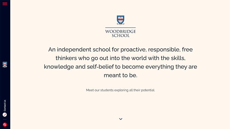 Woodbridge School Website