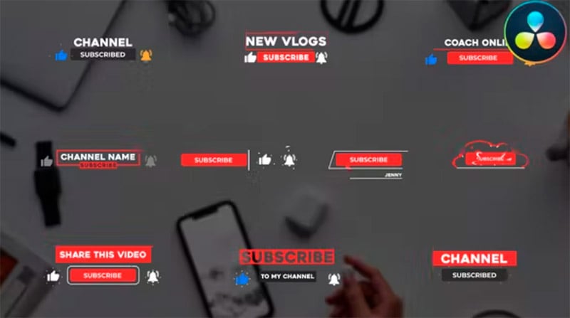 YouTube Subscribe Buttons