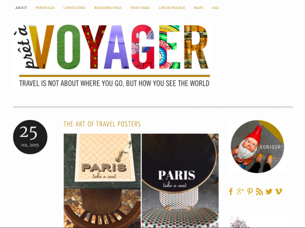 blogs for travelers - Prête à Voyager