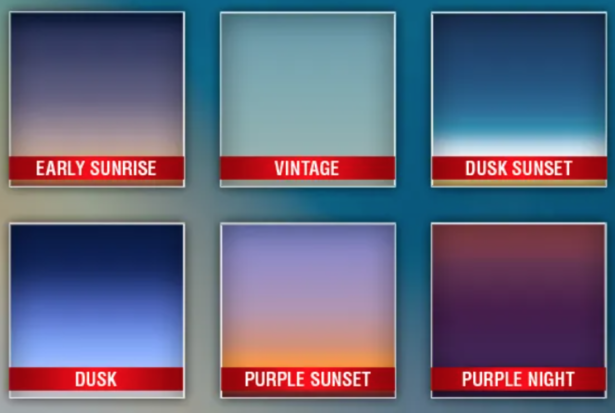 Realistic Sky Gradients