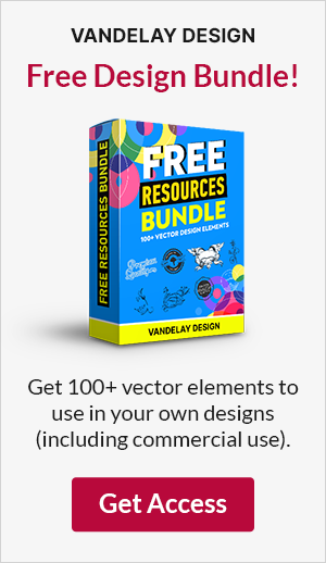 Get access to our free design bundle of 100+ vector elements